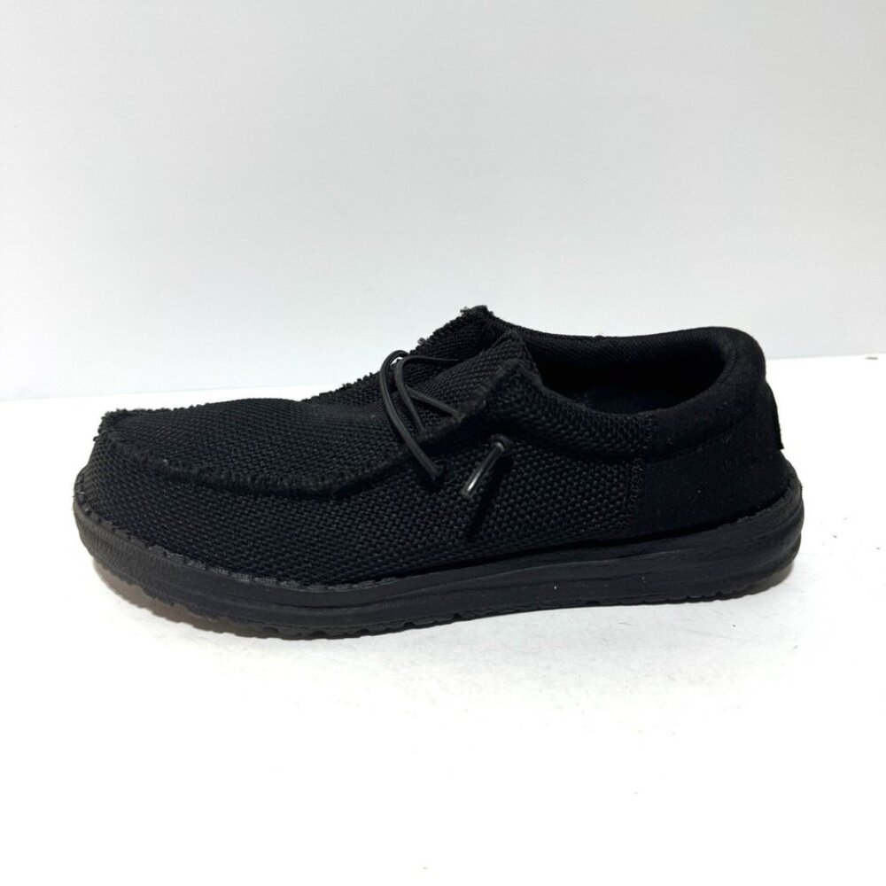 Hey Dude Youth Wally Funk Black Size 5